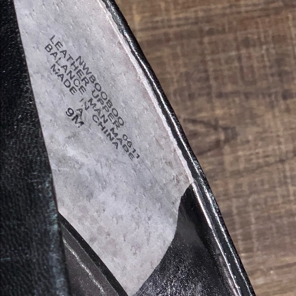 💥Buy2Get1Free Nine West black leather pumps - Picture 7 of 9